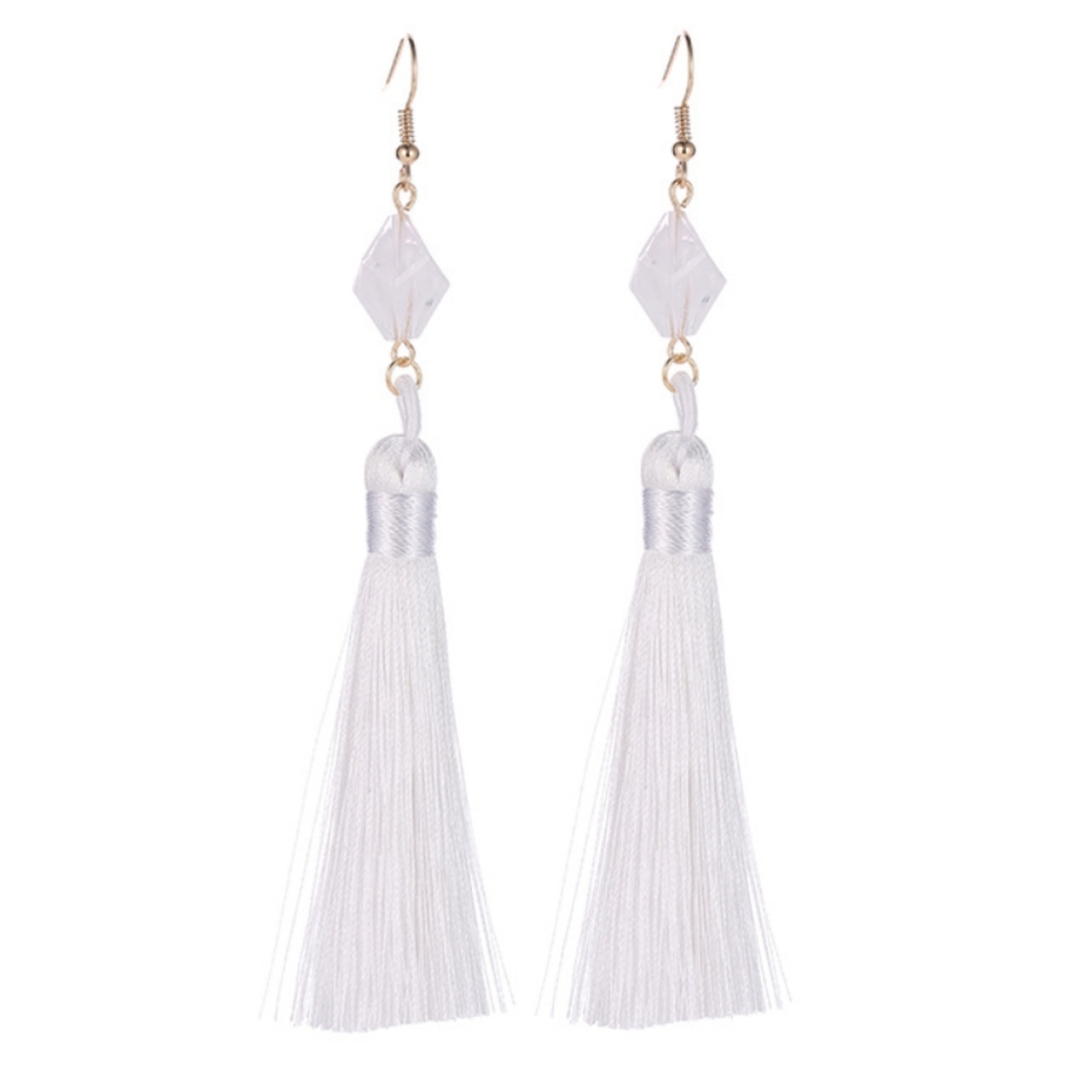 🍒5/$30- WHITE Sleek Dangle Earrin